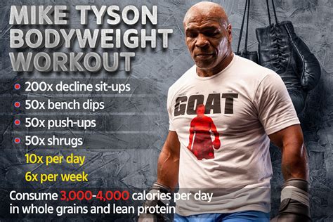 mike tyson workout and diet